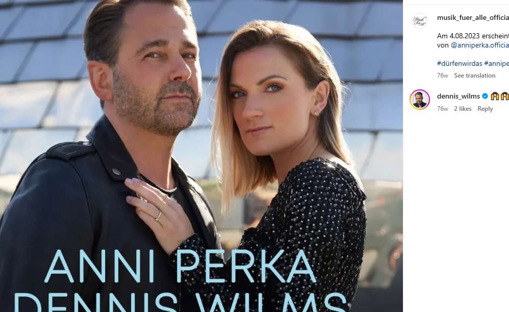 Mit Wem Ist Dennis Wilms Verheiratet