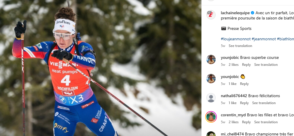 Lou Jeanmonnot Freund: Eine aufsteigende Sportgröße aus dem Westen ist