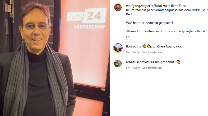 Wolfgang Ziegler Ehefrau: Ein Blick hinter die Kulissen eines umfassenden Beitrags zum Leben